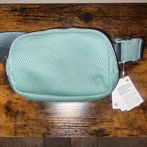 lululemon athletica Green Mesh Belt Bag